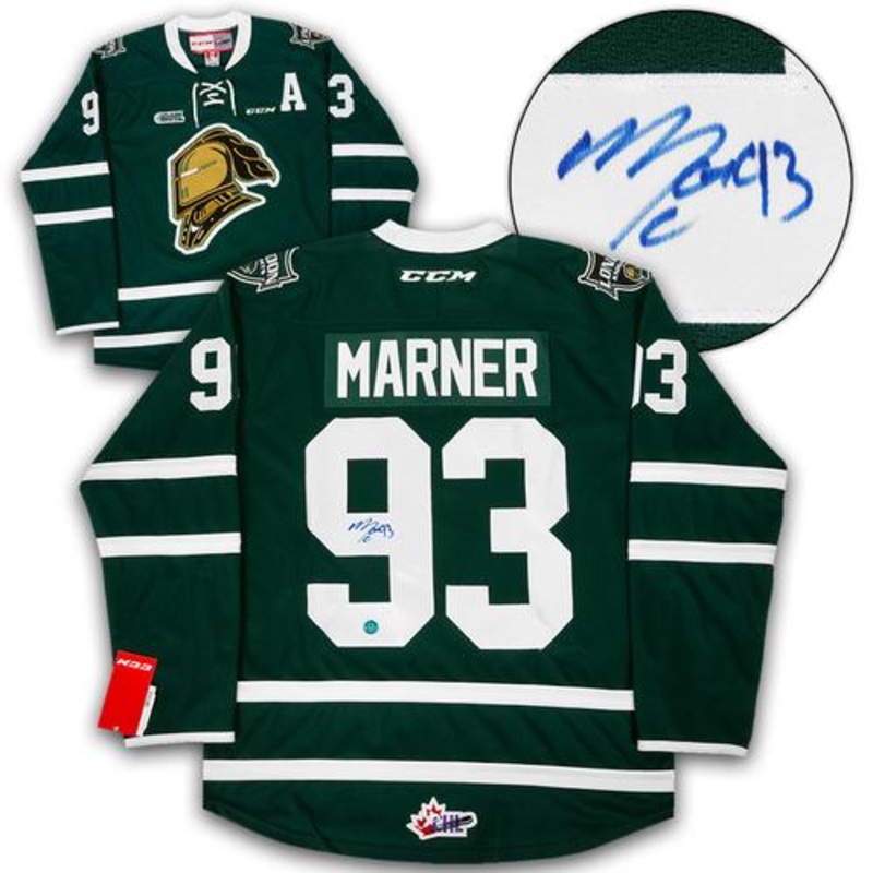 Mitch Marner London Knights Green CCM Hockey Jersey