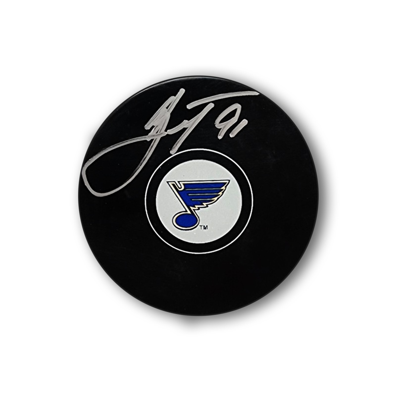 Vladimir Tarasenko Autographed St. Louis Blues Hockey Puck