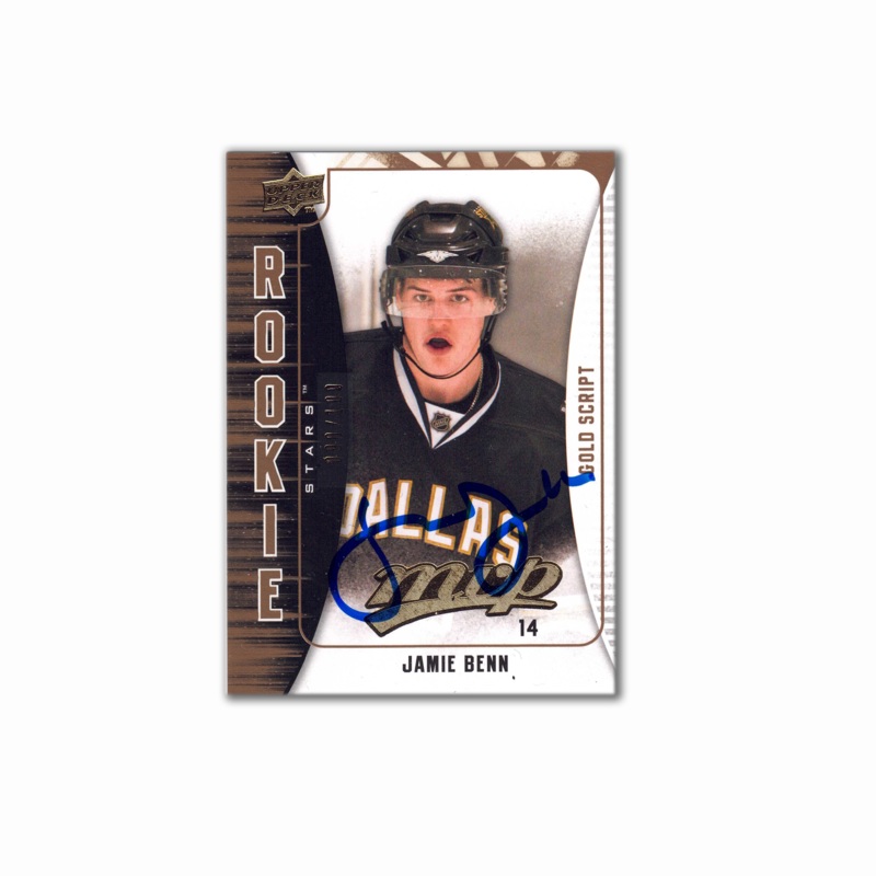 2009-10 UD MVP Rookie #373 JAMIE BENN Autographed Rookie Card