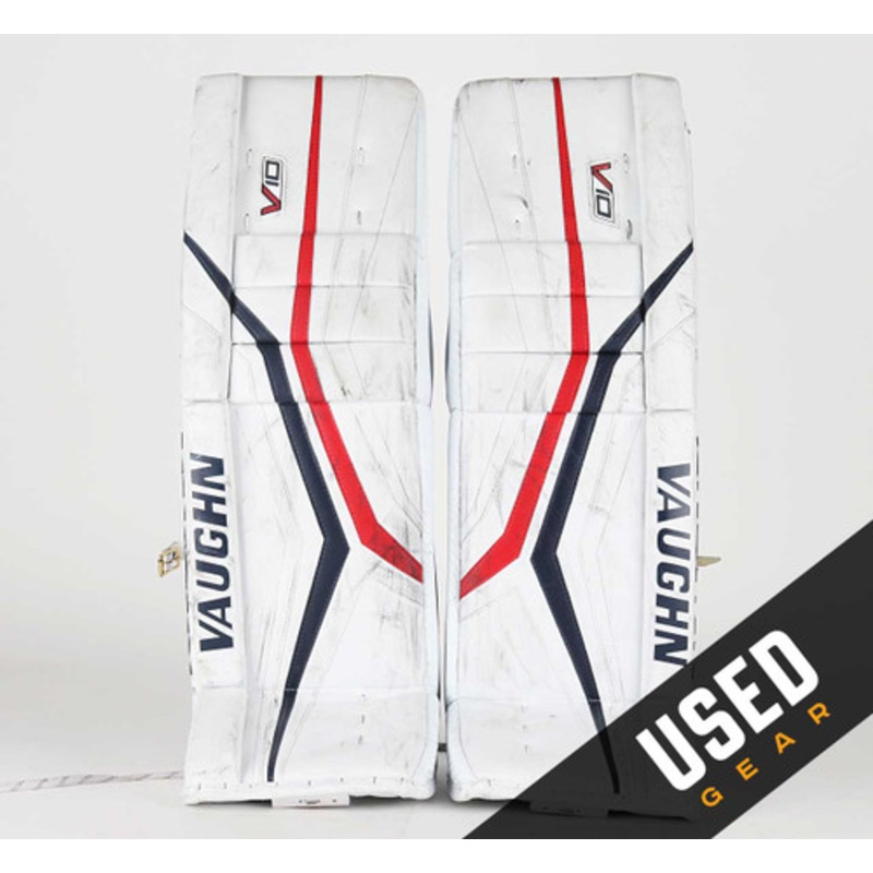 36 – Vaughn Velocity V10 White Pads – Daniil Tarasov Columbus Blue Jackets