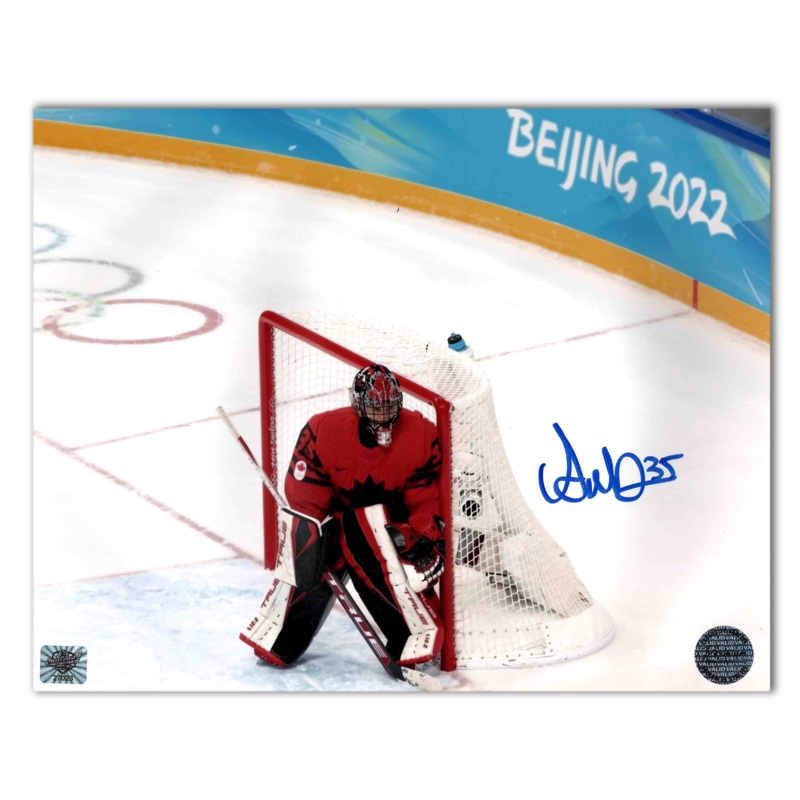 Ann-Rene Desbiens Autographed Team Canada Horizontal 8×10 Photo