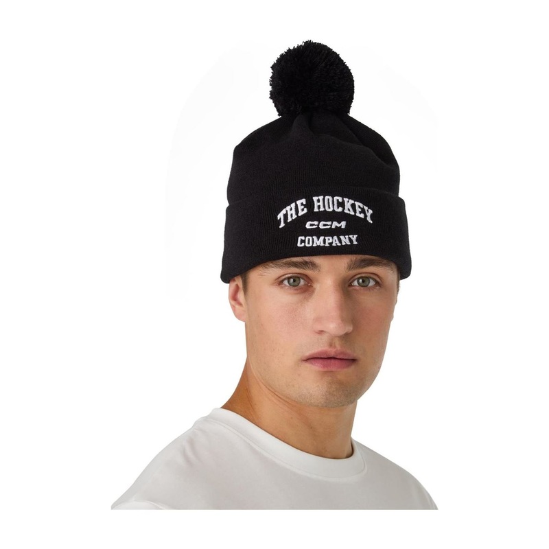 CCM Beanie Athleisure Pom Sr Black