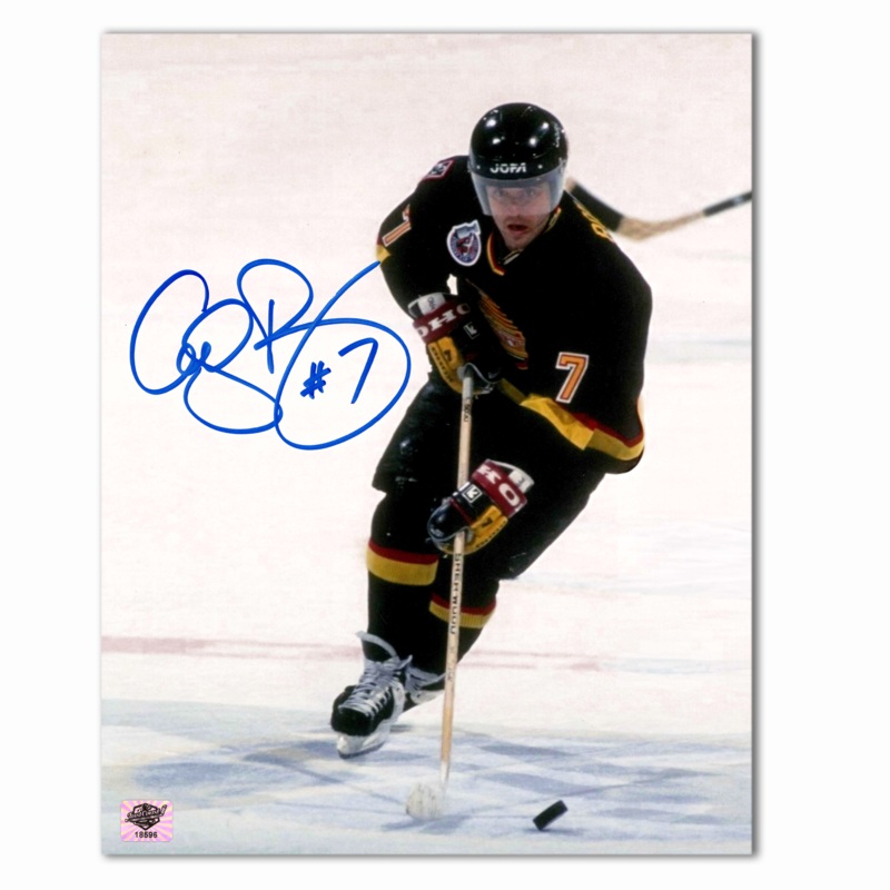 Cliff Ronning Autographed Vancouver Canucks 8×10 Photo