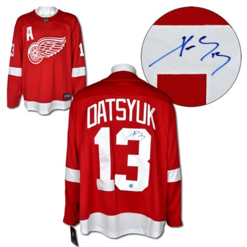 Pavel Datsyuk Detroit Red Wings Autographed Fanatics Jersey