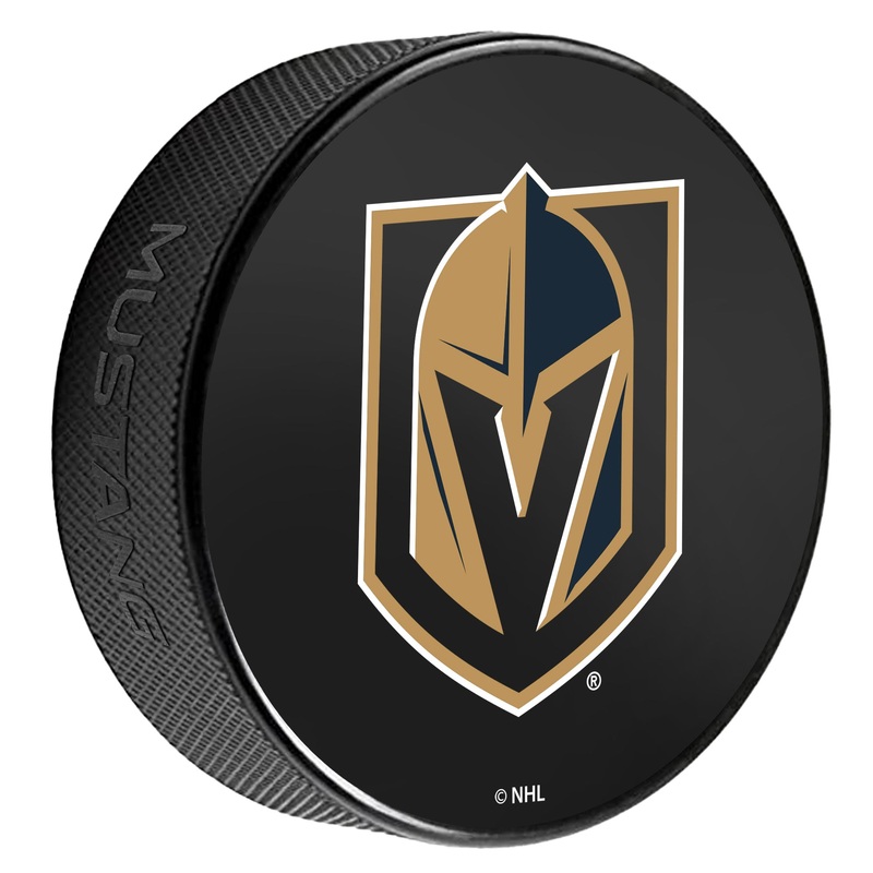 Vegas Golden Knights Puck | Printed Primary Logo