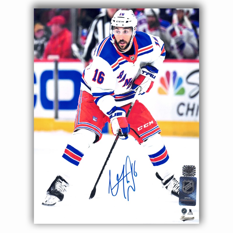 Vincent Trocheck Autographed New York Rangers Away 8×10 Photo
