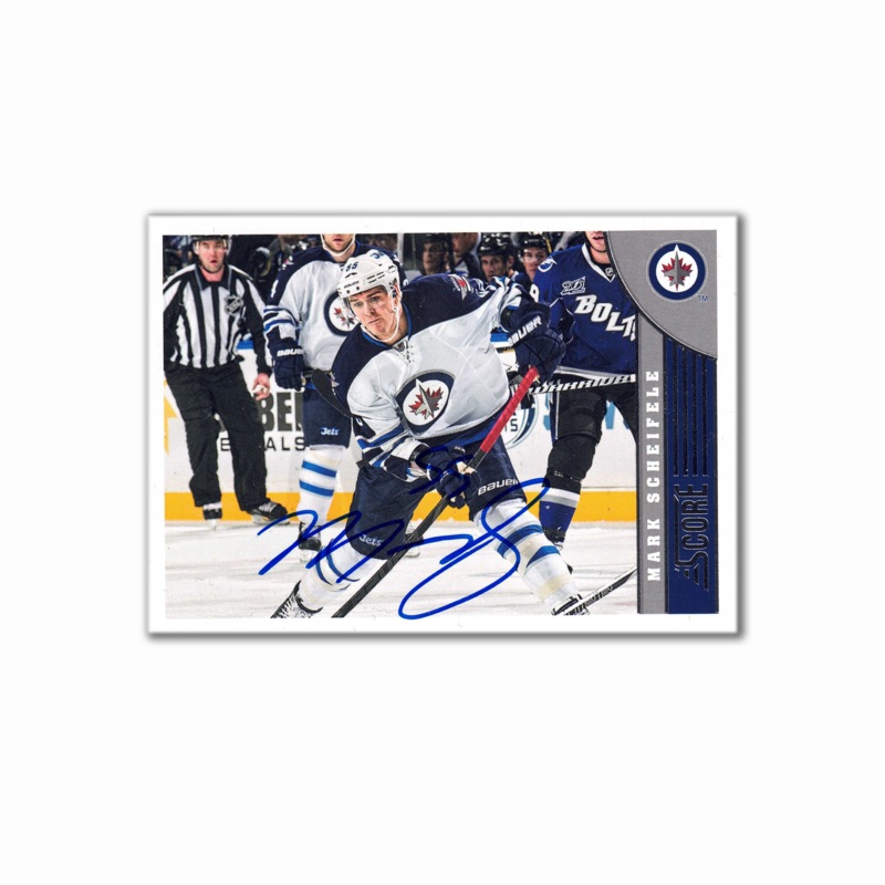 2013-14 Panini Score #540 MARK SCHEIFELE Autographed Card