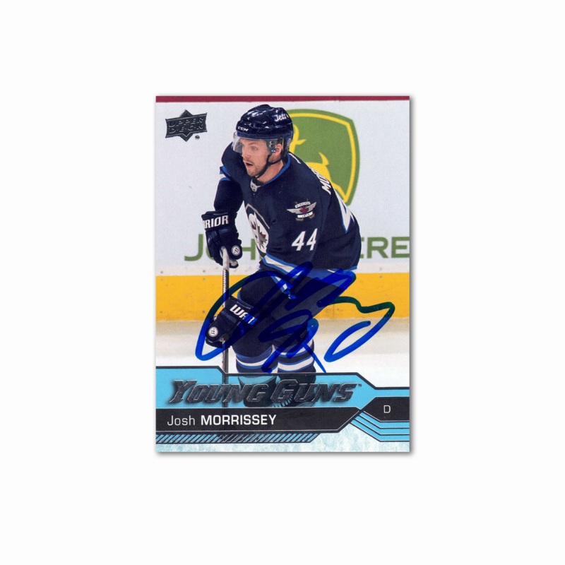 2016-17 UD Young Guns #226  JOSH MORRISSEY Autographed Rookie Card