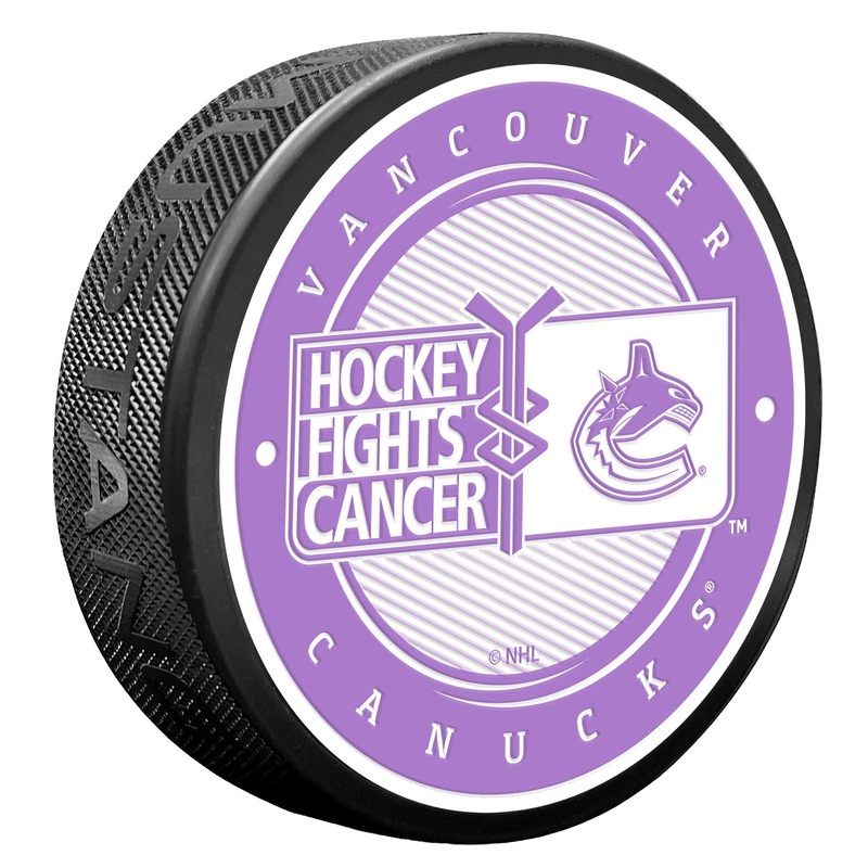 Vancouver Canucks Puck – Hockey Fights Cancer