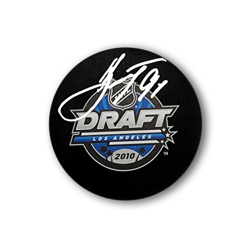 Vladimir Tarasenko Autographed 2010 NHL Draft Hockey Puck