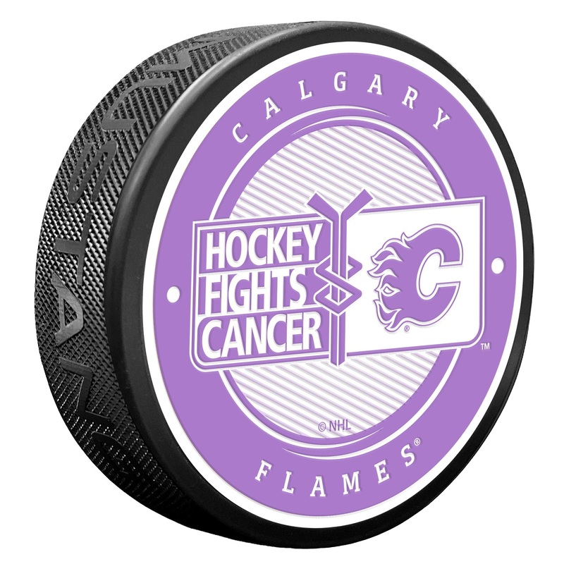 Calgary Flames Puck – Hockey Fights Cancer
