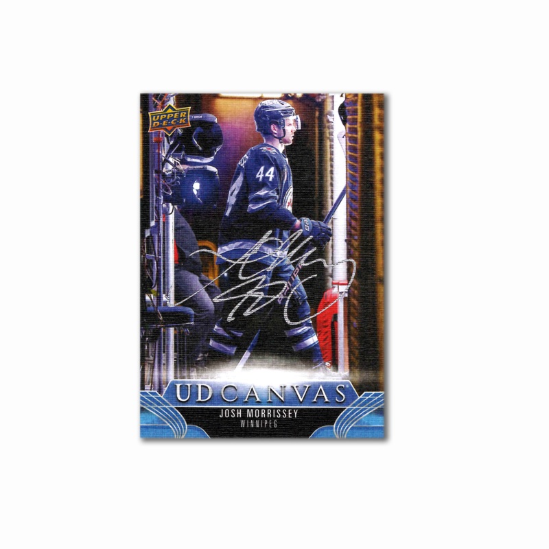 Josh Morrissey Autographed Winnipeg Jets #209 Canvas 2023-24 Hockey Card