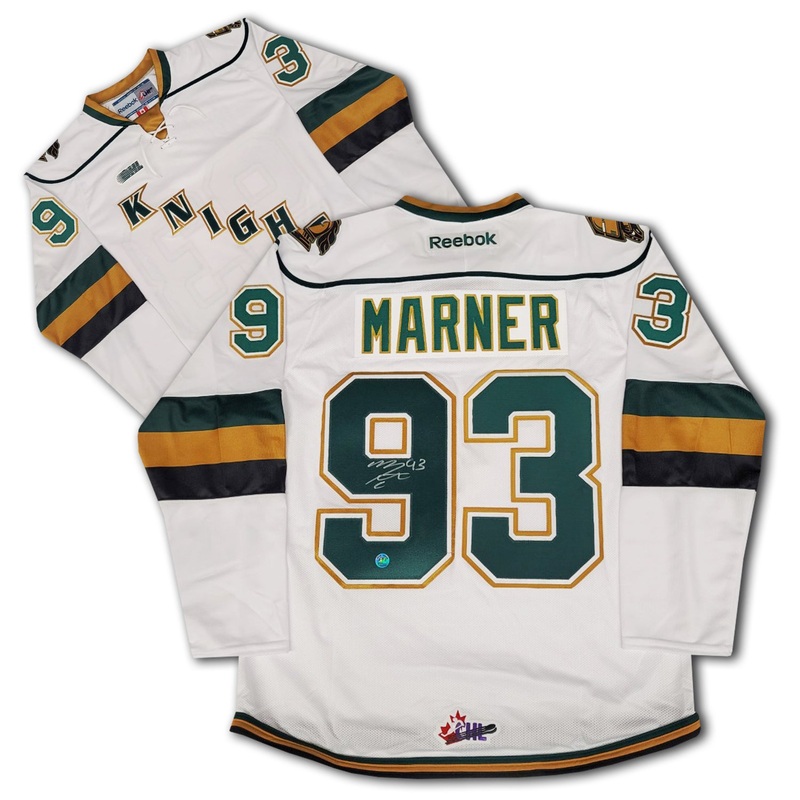 Mitch Marner London Knights White Autographed Reebok Jersey