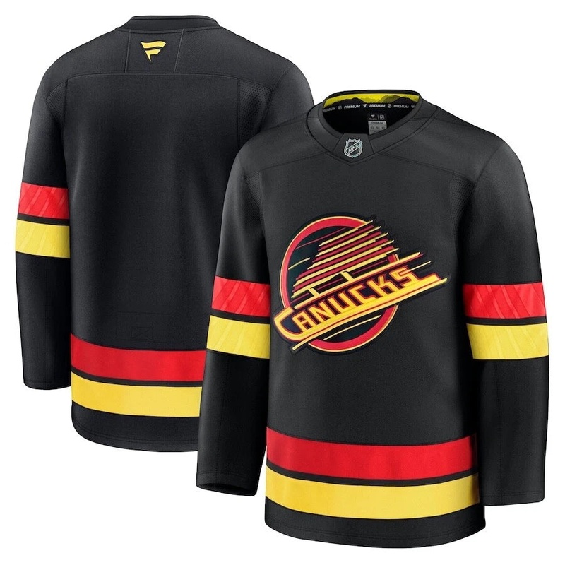Pre-Order – Jake Debrusk Autographed Vancouver Canucks Alternate Fanatics Premium Jersey