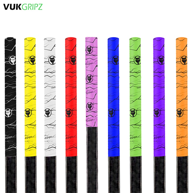 VUKGripz Pulse Hockey Grip|Black|Yellow|White|Red|Pink|Blue|Green|Purple|Orange