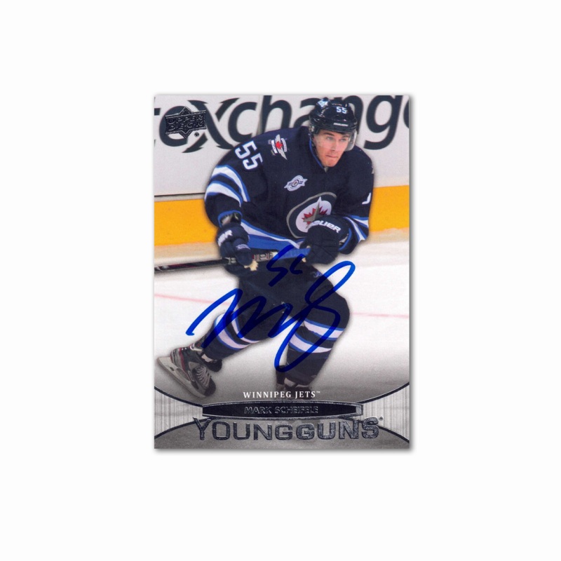 2011-12 UD Young Guns #248 MARK SCHEIFELE Autographed Rookie Card