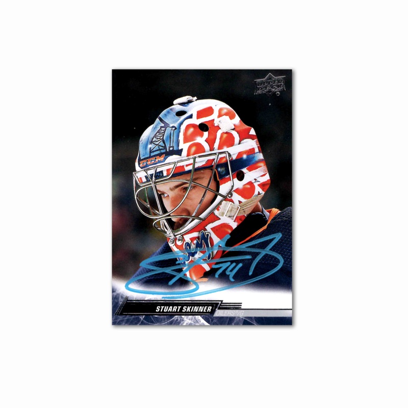 Stuart Skinner Autographed Edmonton Oilers Hockey Card