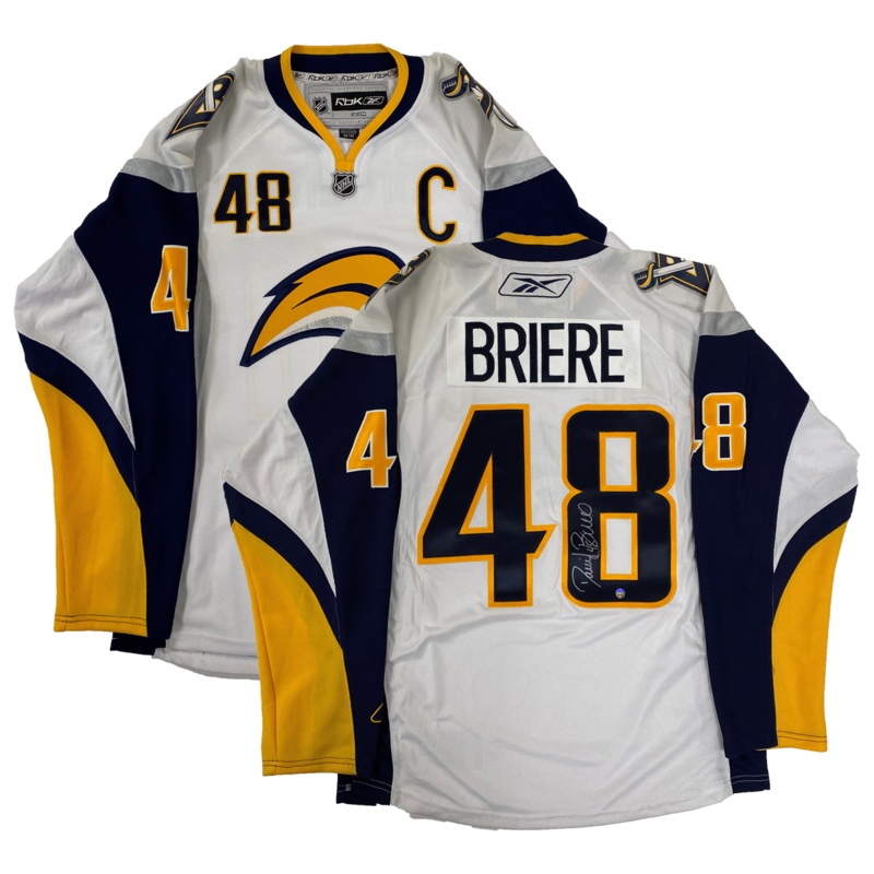 Daniel Briere Buffalo Sabres White Reebok Jersey