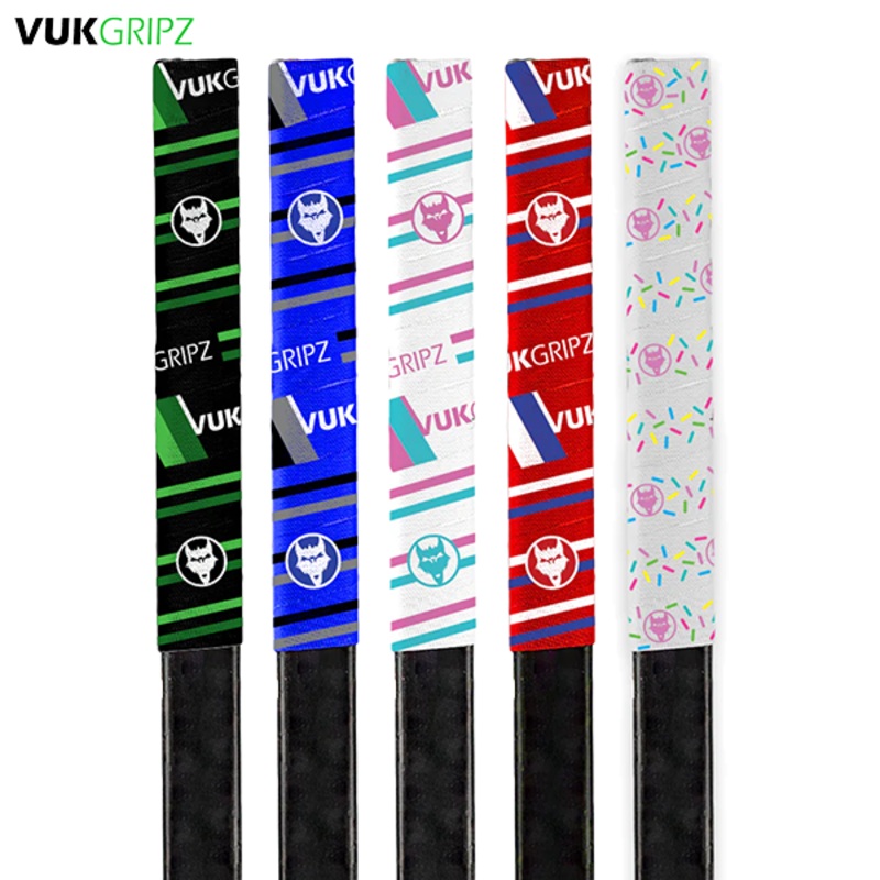 VUKGripz Mach 1 Hockey Grip|Black|Blue|Cotton Candy|Red White Blue|Donut