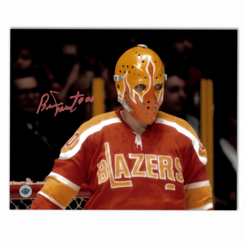 Bernie Parent Autographed Philadelphia Blazers 8×10 Photo