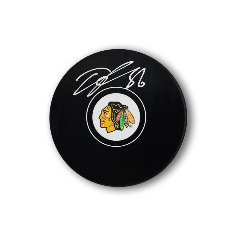 Teuvo Teravainen Autographed Chicago Black Hawks Hockey Puck