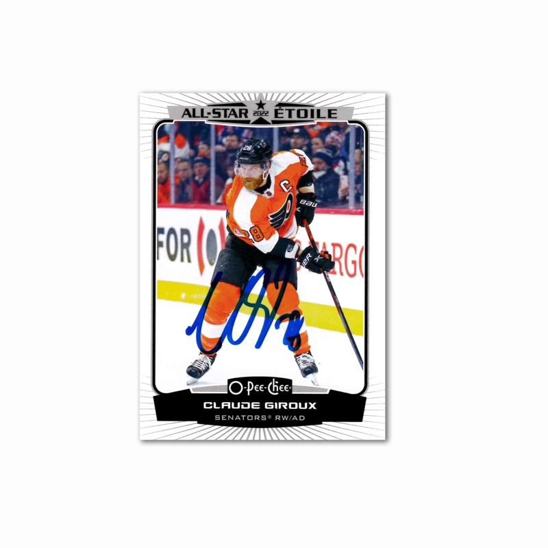 Claude Giroux Autographed Philadelphia Flyers O-Pee-Chee Hockey Card