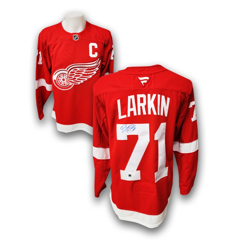 Dylan Larkin Detroit Red Wings Autographed Fanatics Premium Jersey