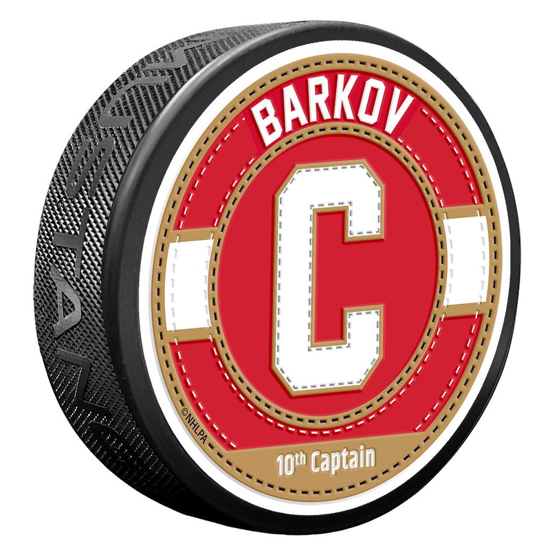Aleksander Barkov Puck – Captain Jersey Stitch