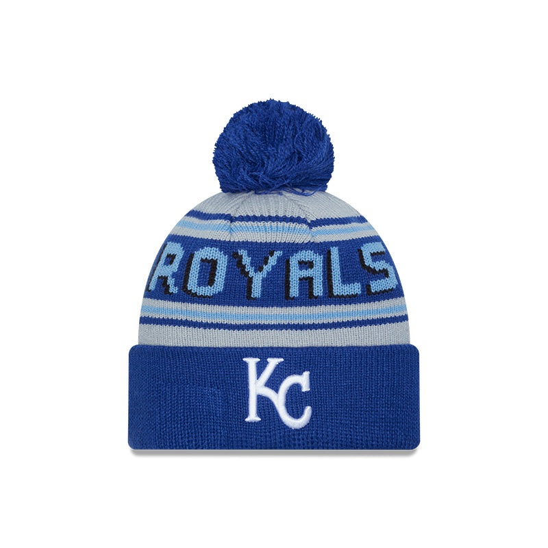 New Era Kansas City Royals Cuffed Knit Hat with Pom