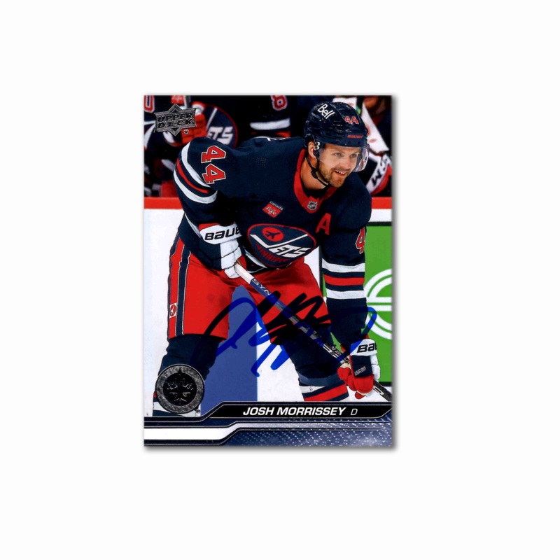 Josh Morrissey Autographed Winnipeg Jets Hockey Card Series 1 2023-24
