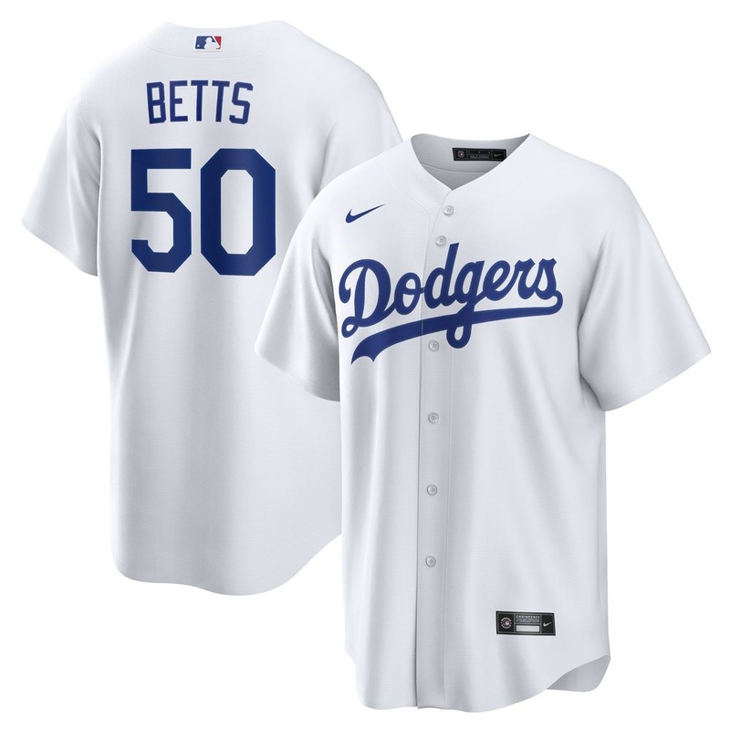 Men’s Los Angeles Dodgers Mookie Betts Home Replica Player