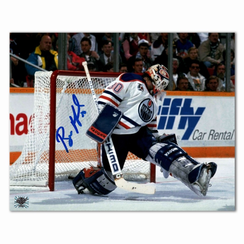 Bill Ranford Autographed Edmonton Oilers 8×10 Photo