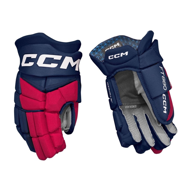 CCM Glove Jetspeed FT880 Sr Navy/Red/White