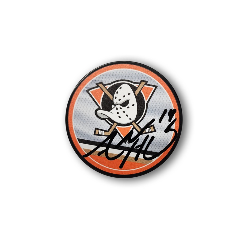 Adam Henrique Autographed Anaheim Ducks Reverse Retro Hockey Puck
