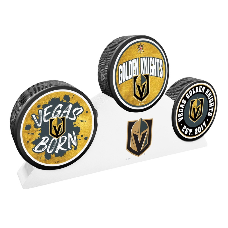 Vegas Golden Knights – 3 Puck Podium Set