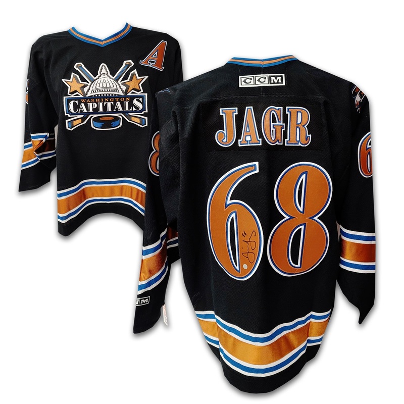 Jaromir Jagr Washington Capitals Black CCM Jersey