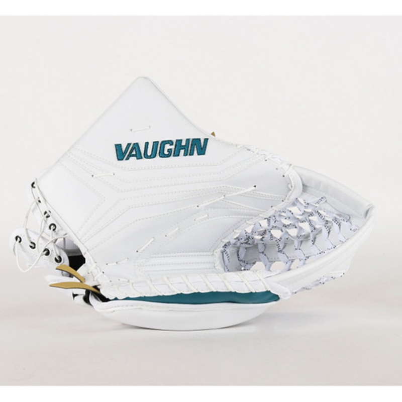 Regular – Vaughn Velocity V10 White Glove – Kappo Kahkonen San Jose Sharks