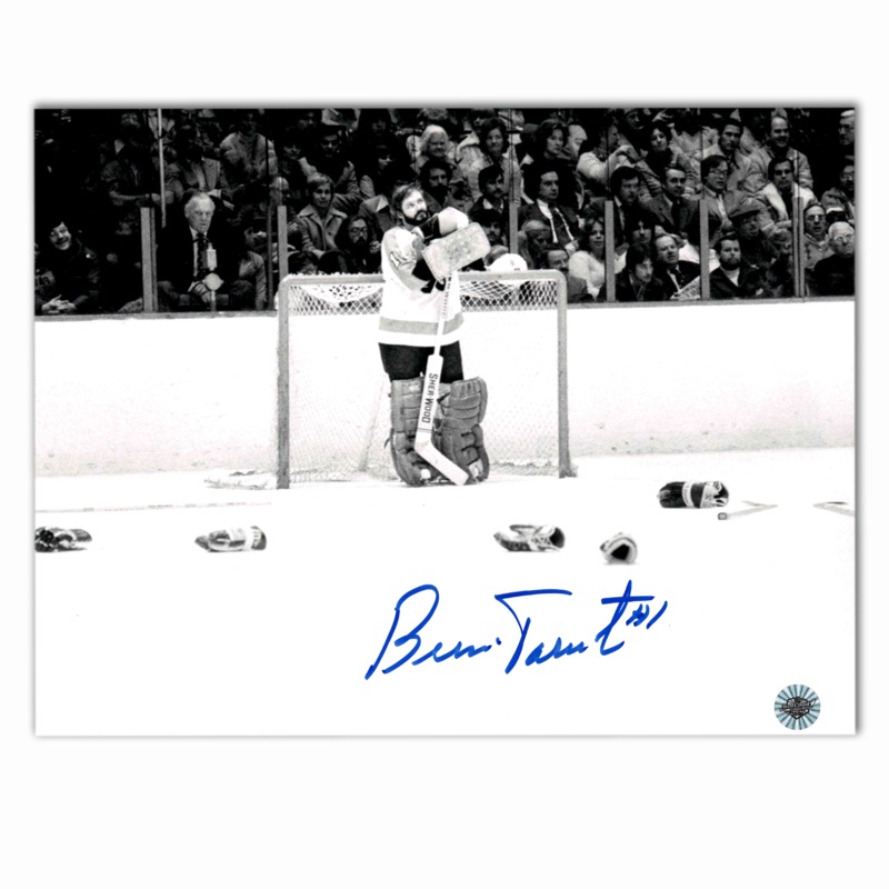 Bernie Parent Autographed Philadelphia Flyers Away Horizontal 8×10 Photo