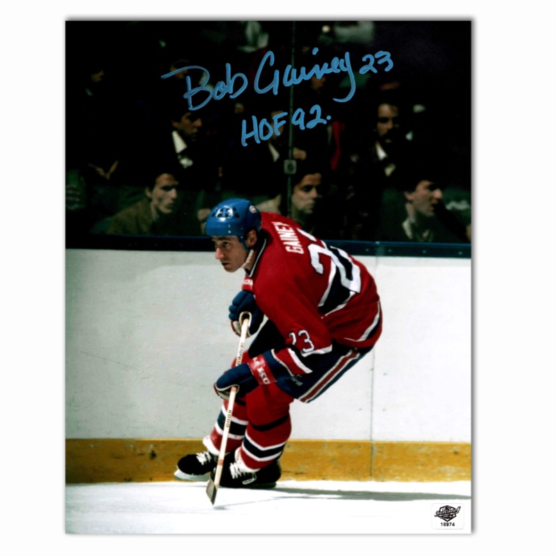 Bob Gainey Autographed Montreal Canadiens 8×10 Photo