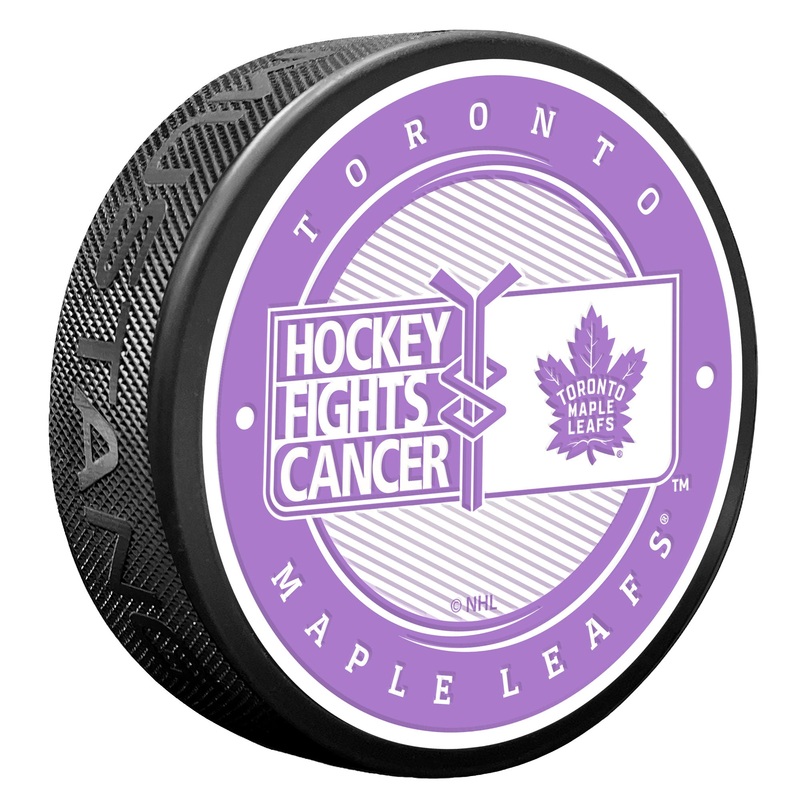 Toronto Maple Leafs Puck – Hockey Fights Cancer