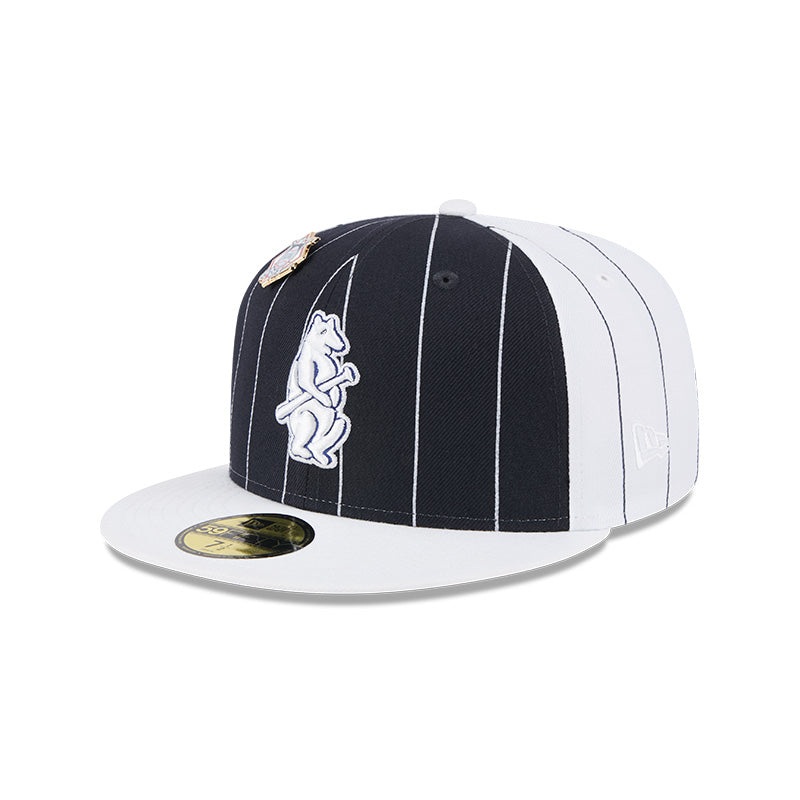 Chicago Cubs Pinstripe 59FIFTY Fitted Hat