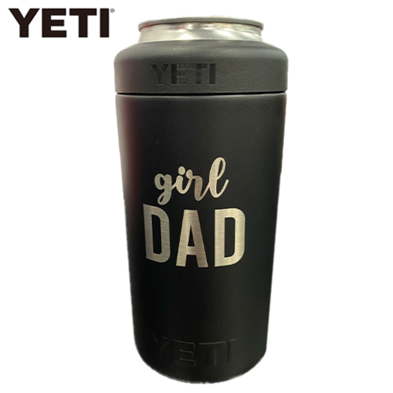 Yeti Rambler Colster 16 oz. Tall – Girl Dad Etched