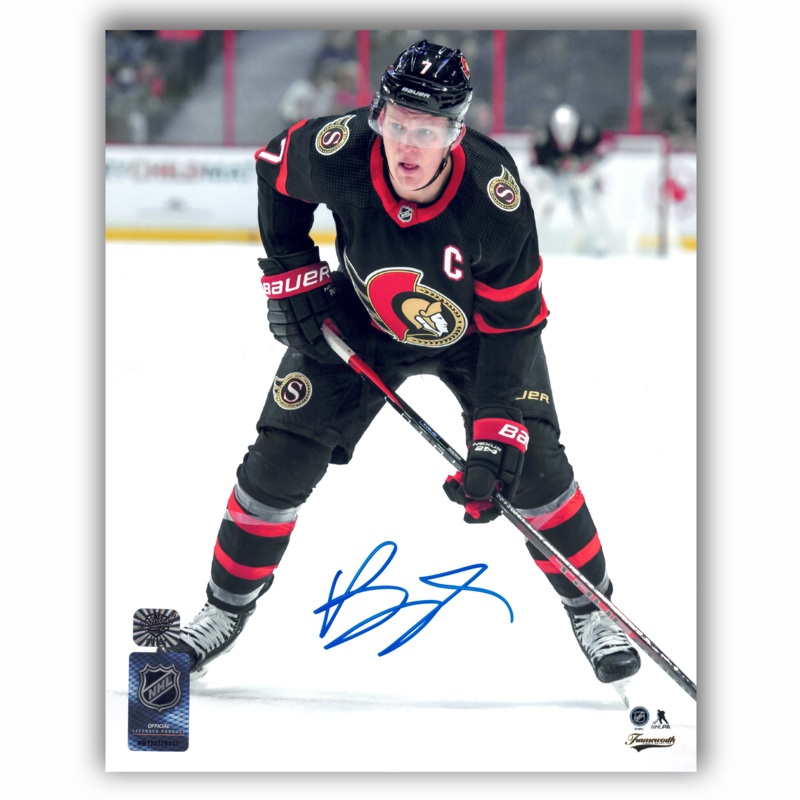 Brady Tkachuk Ottawa Senators Autographed Home 8×10 Photo