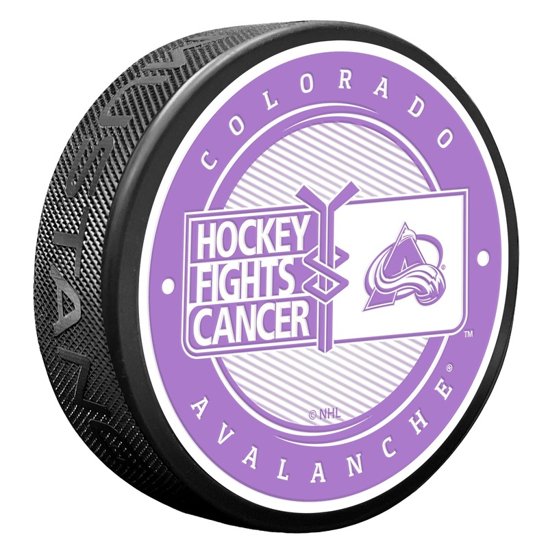 Colorado Avalanche Puck – Hockey Fights Cancer