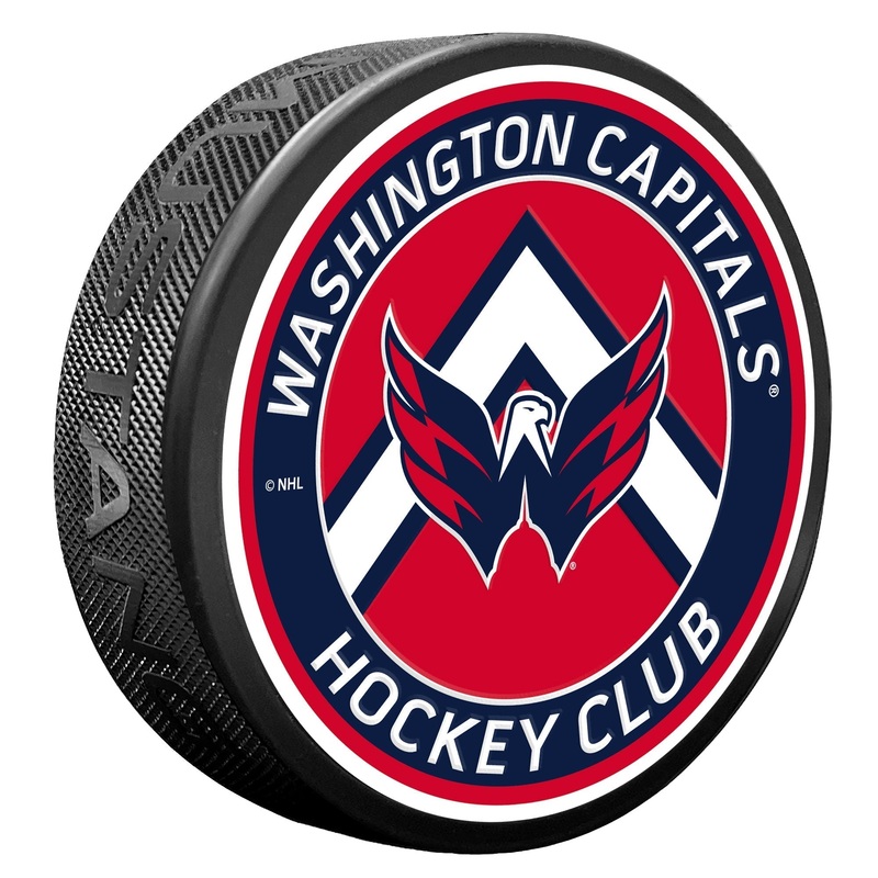 Washington Capitals Puck – Chevron Banner