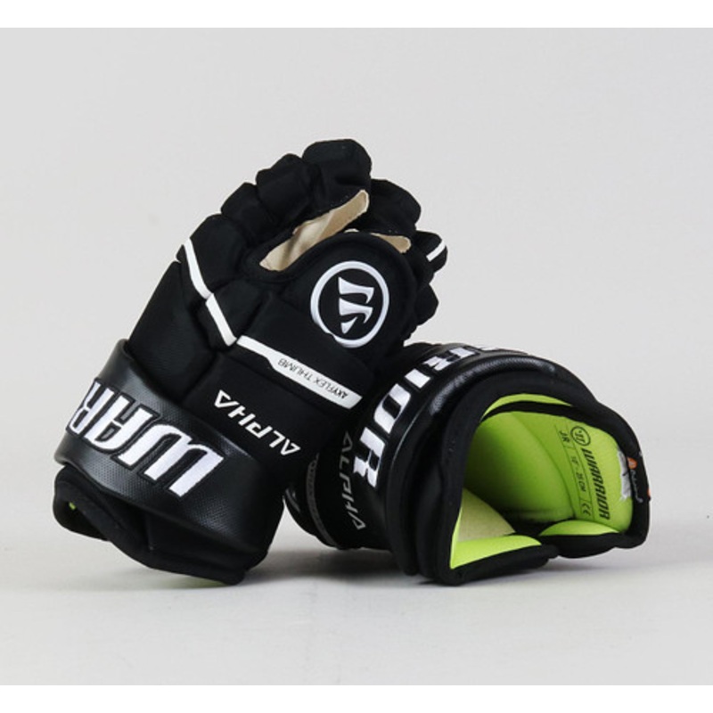 10 Warrior Alpha LX 20 Junior Black Gloves #2