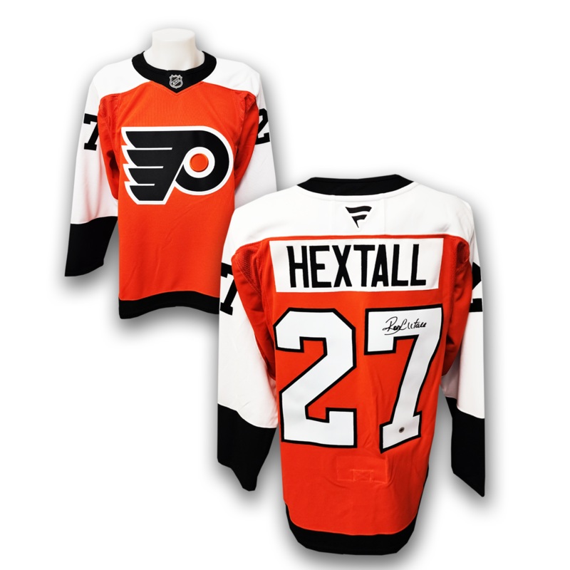 Ron Hextall Autographed Philadelphia Flyers Home Fanatics Premium Jersey