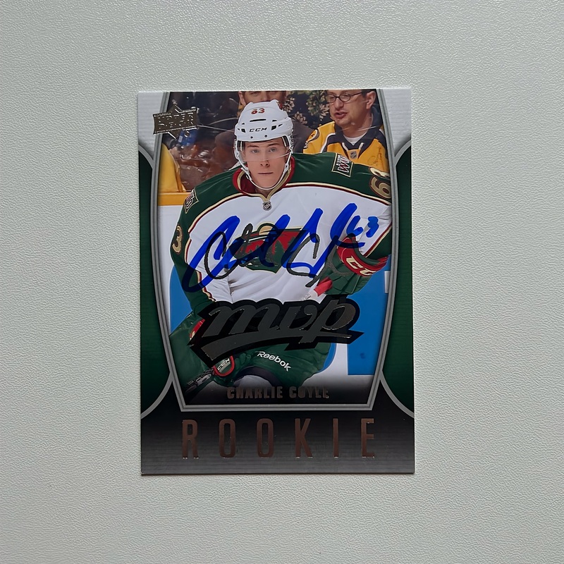 2013-14 Upper Deck MVP #62 CHARLIE COYLE Autographed Rookie Card