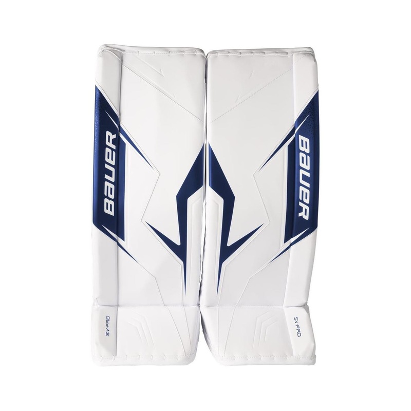Bauer Goalie Leg Pads SV-Pro Int White/Navy