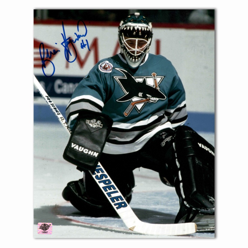 Brian Hayward Autographed San Jose Sharks 8×10 Photo